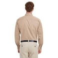 thumbnail image 2 of Harriton M581 Men's Foundation 100% Cotton Long-Sleeve Twill Shirt with&nbsp;Teflon, 2 of 3