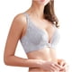 thumbnail image 1 of Moda para mujer Cierre frontal Rose Beauty Back Wire Free Push Up Hollow Out Bra Ropa interior Fridja nalpqowj7666, 1 of 6