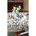 thumbnail image 3 of bilin gaier Linen Rectangular Tablecloth,Blue and White Floral Table Cloth,Wrinkle Free Tablecloths,Decor Kitchen,Dining,Tea Party,Home,63"*102", 3 of 10
