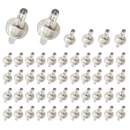 

50Pcs Individual Led Balloon Lights Tiny Wireless Battery Craft Glow Party Diy