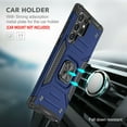 thumbnail image 5 of Samsung Galaxy S22 Plus Case, Circlemalls Ring Stand Shockproof Cover+Screen Protector-Blue, 5 of 5