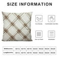 thumbnail image 5 of Creowell  Fall Buffalo Check Throw Pillow Covers, Autumn Farmhouse Plaid Decorative Cushion Covers for Couch Sofa Living Room, Beige, 5 of 5