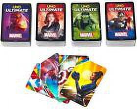 Mattel UNO Ultimate Marvel 4 Player Core Set Card Game