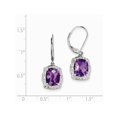 thumbnail image 2 of 4.50 carat (CTW) améthyste naturelle Boucles d'oreilles en argent sterling, 2 of 4