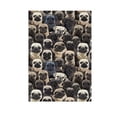 thumbnail image 2 of Cartoon Pug Dog Printing Garden Flag 28x40 inch Double Sided Outside Yard Decorations for Home Outdoor, 2 of 6