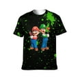 thumbnail image 2 of Mario And Luigi Unisex Short-sleeve Shirt For Men Women Novelty 3D Print T-Shirt Soft Comfortable Tee Shirts, 2 of 7