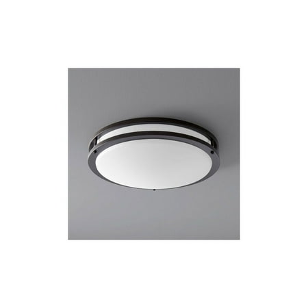 

17.75 inch 10.5W 1 Led Flush Mount Oiled Bronze Bailey Street Home 766-Bel-2816399