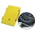 thumbnail image 2 of maskred Portable Curb Ramp Wheelchair Threshold Ramp Ramp Kerb Non-slip Yellow 16cm, 2 of 6