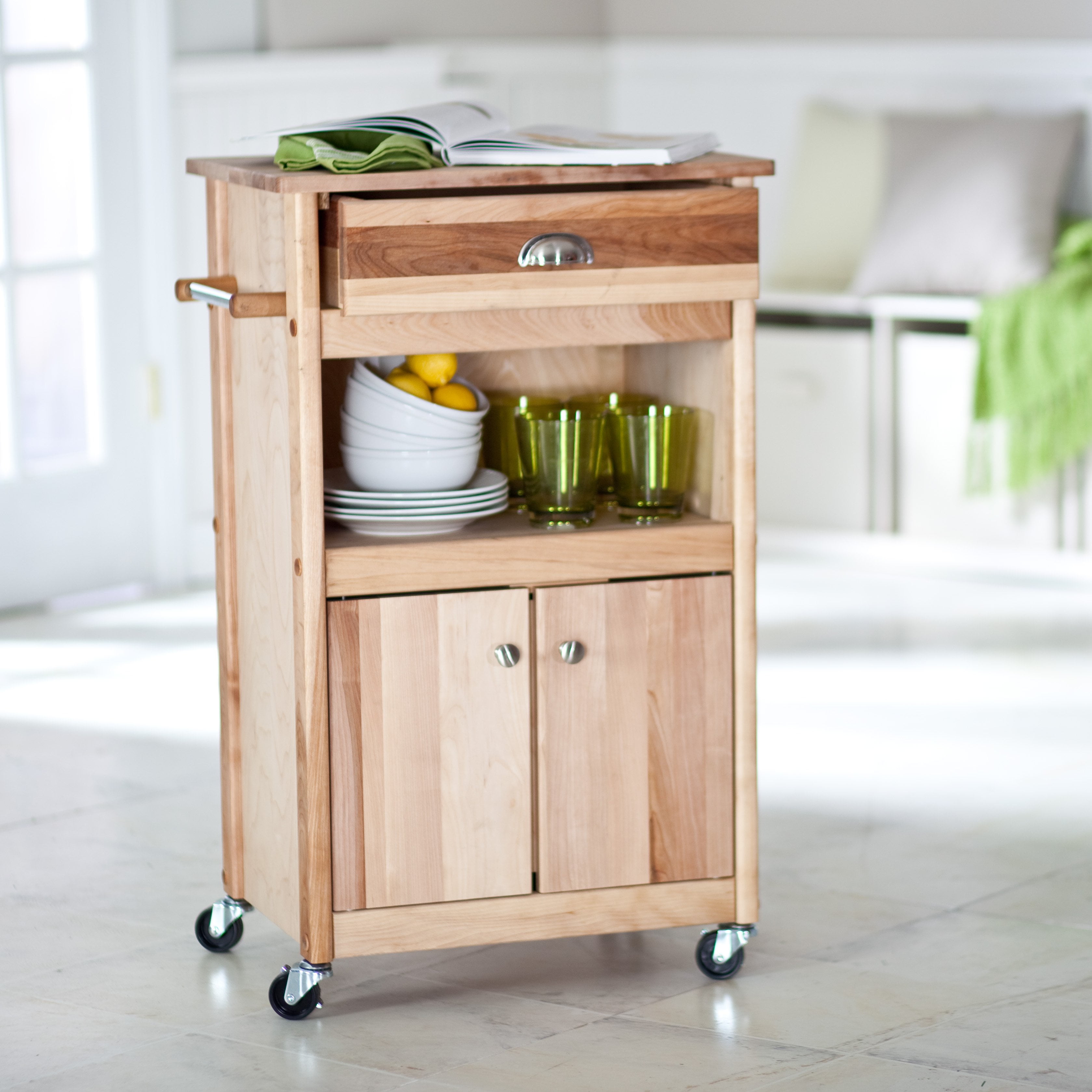 The Brennan Microwave Cart