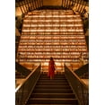 thumbnail image 2 of Yoshitaka, Oyama 18x24 White Modern Wood Framed Museum Art Print Titled - Stairway To Knowledge, 2 of 4