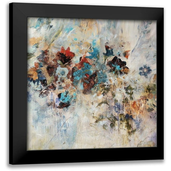 Maas, Jodi 12x12 Black Modern Framed Museum Art Print Titled - Irish Daisy