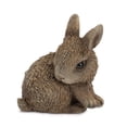 thumbnail image 3 of Melrose Mini Bunny Rabbit Outdoor Garden Figurines - 5" - Brown, 3 of 7