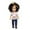 B, variant on XFGOU Heiwa doll Toys and Hobbies Curly Hair Cute Doll Simulation Cute Curly Hair Doll 35CM Baby Toy Education