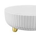 thumbnail image 2 of M Buder Bandeja Organizadora Giratoria de Plástico Gran Capacidad Escritorio Cocina Baño Blanco (28 cm / 11 inches), 2 of 9