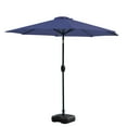 thumbnail image 4 of Polytrends Amada 9 ft. Patio Umbrella with Fillable Base Navy Blue, 4 of 9
