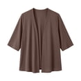 thumbnail image 6 of Aofany Women's Cardigans Lightweight Casual Half Sleeve Front Open Cardigan Sweaters for Women Plus Size, 6 of 7