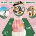 thumbnail image 3 of GASTROPOD Dog Dresses for Small Dogs Girl,Cotton Printed Everyday Dress Dog Costume,Comfortable Wear with Dot Pet Clothes,Pink,L, 3 of 7
