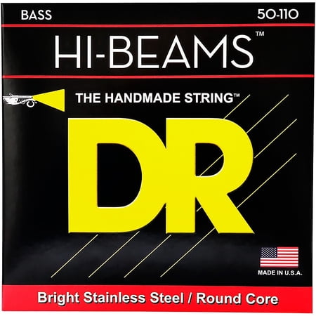 DR Strings HI-BEAM - Stainless Steel Bass Strings: Heavy 50-110 [ER-50]