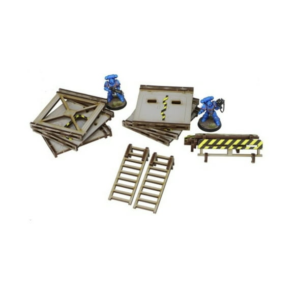 4Ground Walls and Railings Pack (Pre-Painted) New