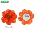 thumbnail image 3 of Broches de flor de rosa extra grande de 2 piezas, alfileres de solapa de 7.87 pulgadas, clip de cabello de gran flor de camelia para mujeres en bodas/baile/ropa/accesorios/fiesta., 3 of 7