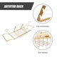 thumbnail image 2 of Stainless Steel Bathtub Shelf Bathtub Anti-skid Rack Metal Bath Tub Storage Holder, 2 of 4