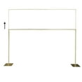 thumbnail image 4 of Fichiouy 9.8*9.8ft Metal Flowers Backdrop Stand Photography Background Frame for Wedding Party, 4 of 8