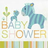 5PK Happy Jungle Baby Shower Lunch Napkins ,Item per pack: 16per pack