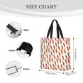 thumbnail image 2 of Rocae Carrot for Features A Uniquely Designed,Large-capacity,Reusable Shoulder Zip Tote Shopping Bag for Vacations and Shopping, 2 of 6