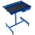 thumbnail image 4 of Adjustable Tear Down Work Table with Drawer for Garages, Repair Shops, and DIY, Portable, (4) 2.5" Swivel Casters, 220 Pound Capacity, Rubber Corners, Heavy Duty Steel,blue,, 4 of 18
