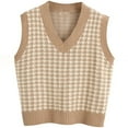 thumbnail image 3 of Gilet Sans Manches Tricoté Mode Décontractée pour Femmes, 3 of 3