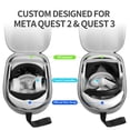 thumbnail image 4 of Funda de transporte rígida compatible con Oculus Meta Quest 3S/Quest 3/Quest 2, 4 of 9