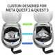 thumbnail image 4 of Funda de transporte rígida compatible con Oculus Meta Quest 3S/Quest 3/Quest 2, 4 of 9
