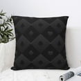 thumbnail image 4 of Honeii Black Poker Print Throw Pillow, Square Decorative Pillow Forms Soft Fluffy Plump Pillow Decorative Pillow Inserts,Couch Pillows-24"x24", 4 of 7