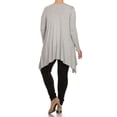 thumbnail image 4 of Women's Trendy Style Plus Size Long Sleeves Solid Tunic Top, 4 of 4