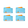 thumbnail image 1 of 4X -550 Optical Fiber Connector Cleaner Fiber Conector Cleaning Cassette Cassette Cleaner Fiber Optic Cleaning Box, 1 of 8