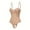 Beige, variant on Gmluru Women Shapewear Tummy Control Bodysuit Thin Style Lace Sexy Transparent Shoulder Strap Chest Support Bodysuit Black S-2XL