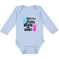 thumbnail image 3 of Inktastic Gender Reveal Will it be a Little Buck or Doe? Girls Long Sleeve Baby Bodysuit, 3 of 5