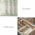 thumbnail image 6 of Green Eucalyptus Country Nature Leaf Succulent Plant Burlap Kitchen Place Mats Waterproof Cloth Table Mats, Indoor Outdoor Placemats Easy Clean Dinner Decor, 6 of 8