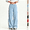 Blue, variant on Asgosdo Sweatpants for Teen Girls High Waisted Wide Leg Color Block Trackpants Casual Baggy Fall Pants with Pockets Size 5-15Y