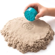 Kinetic Sand, Folding Sand Box with 2lbs of All-Natural Kinetic Sand, 7 Molds and Tools, Play Sand Sensory Toys for Kids Ages 3 and up