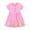 Pink, variant on Odeerbi Toddler Girls Cute Cartoon Embroidery Cotton Dress Summer A-Line Dress Children's Polka Knitted Short Sleeve Dress Toddler Girls Clothes