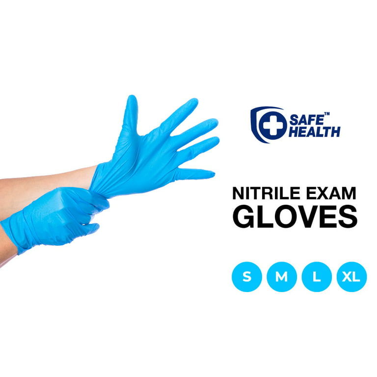 Reviews for THE SAFETY ZONE X-Large Thick Blue Nitrile Exam Gloves Bulk  (100-Box)