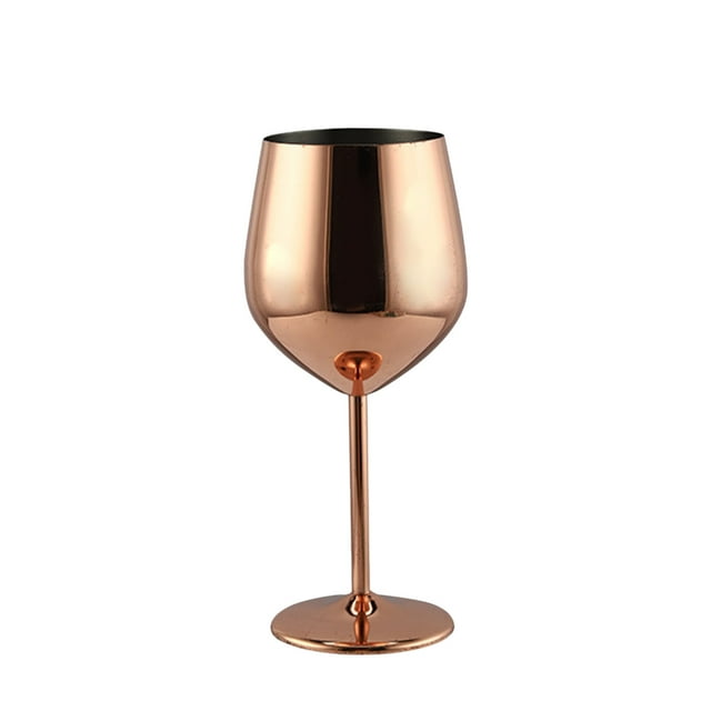 Verres à Vin de Noël en Acier Inoxydable 304, Verre à Vin Rouge à Étage, Calice pour Restaurant, Verre à Vin en Acier Inoxydable. Verres à Vin Rouge 530 ml