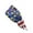 #0081 Royal Blue, variant on 250th Anniversary Independence Day Scrub Cap for Women, Patriotic Working Hat with Ponytail Holder and Buttons, Dust-Proof Nursing Cap for July 4th #0081 Royal Blue