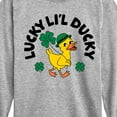 thumbnail image 3 of Instant Message - St. Patrick's Day Lucky Lil Ducky - Toddler & Youth Long Sleeve Graphic T-Shirt, 3 of 6