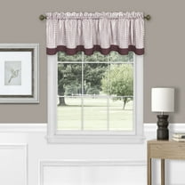 Achim Westport Window Curtain Valance - 58x14 - Burgundy