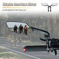 thumbnail image 3 of Handlebar Bike Mirror,HD Blast-Resistant,Adjustable Rotatable Rearview Bicycle Mirror (2PCS) (Fan), 3 of 6
