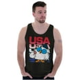 thumbnail image 5 of Tootsie Mr Owl Patriotic USA America Tank Top T Shirts Men Women Brisco Brands X, 5 of 6