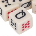 thumbnail image 3 of 12PCS Dice Alphabet Toys Portable Role Playing Acrylic Interesting Dice Toys Entertaining Games 16mm, 3 of 4