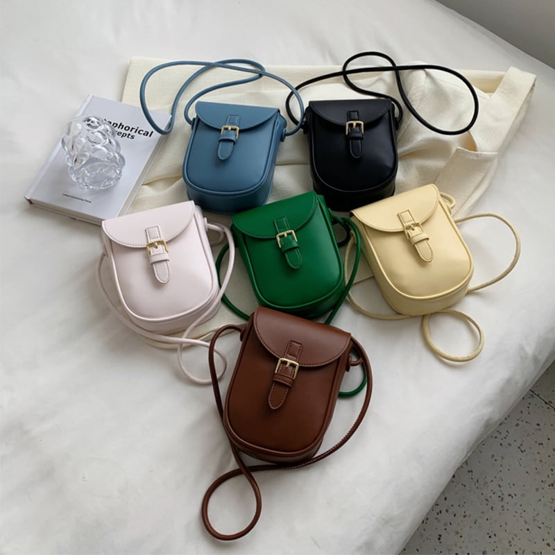 Wxgkv Fashion Small Women's Shoulder Bag PU Leather Crossbody Bags For Women 2023 Trend Designer Handbags Cell Phone Purse Khaki